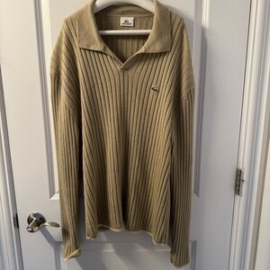 Lacoste Men's  soft wool  Sweater size XXL